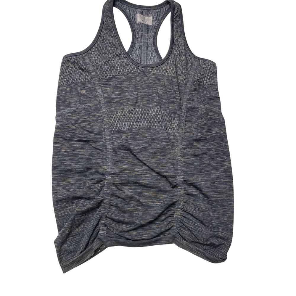 Athleta Fasted Track Seamless Soft Black Razor Back Tank Top -EUC